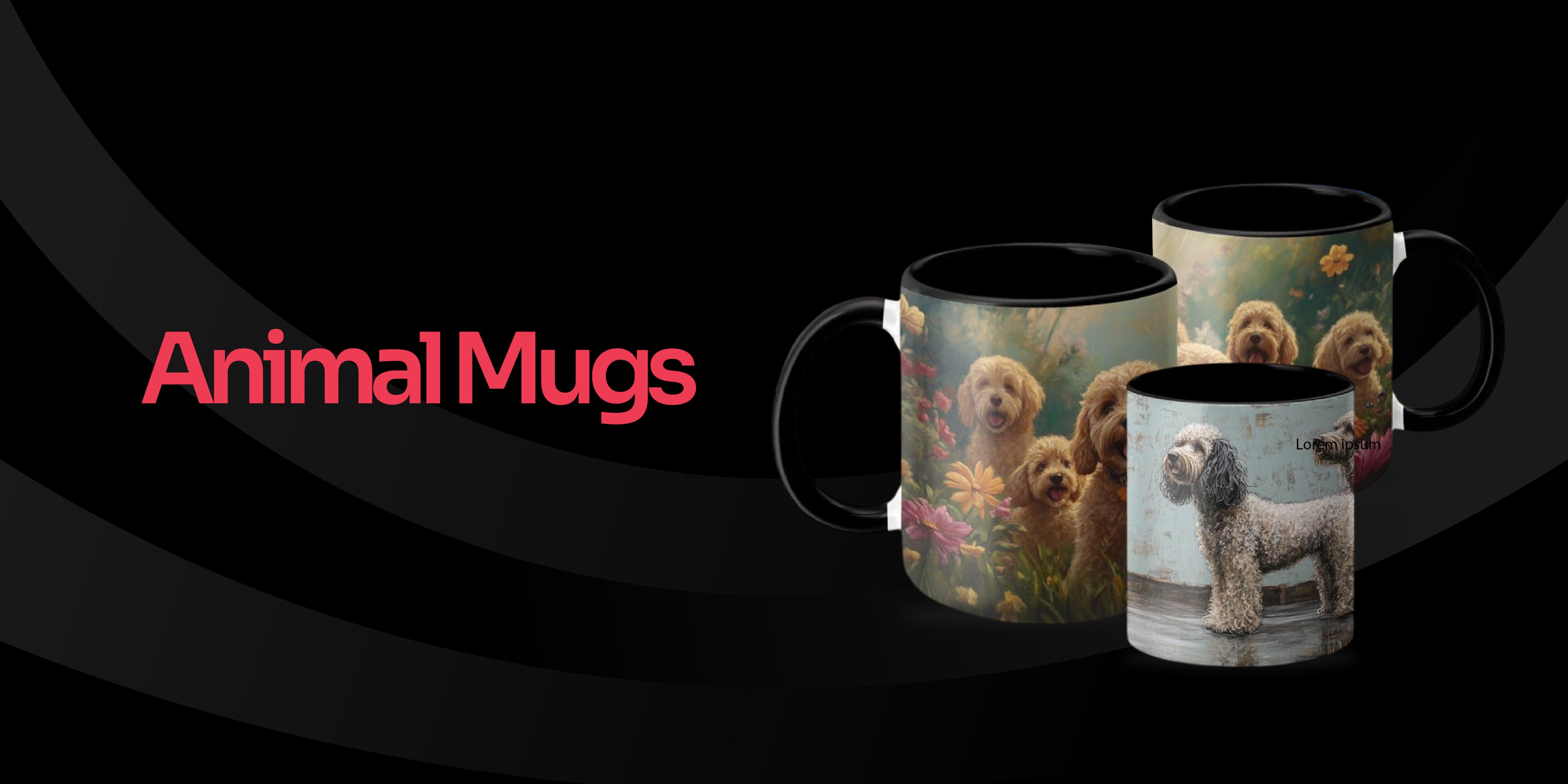 Animal Mugs Banner