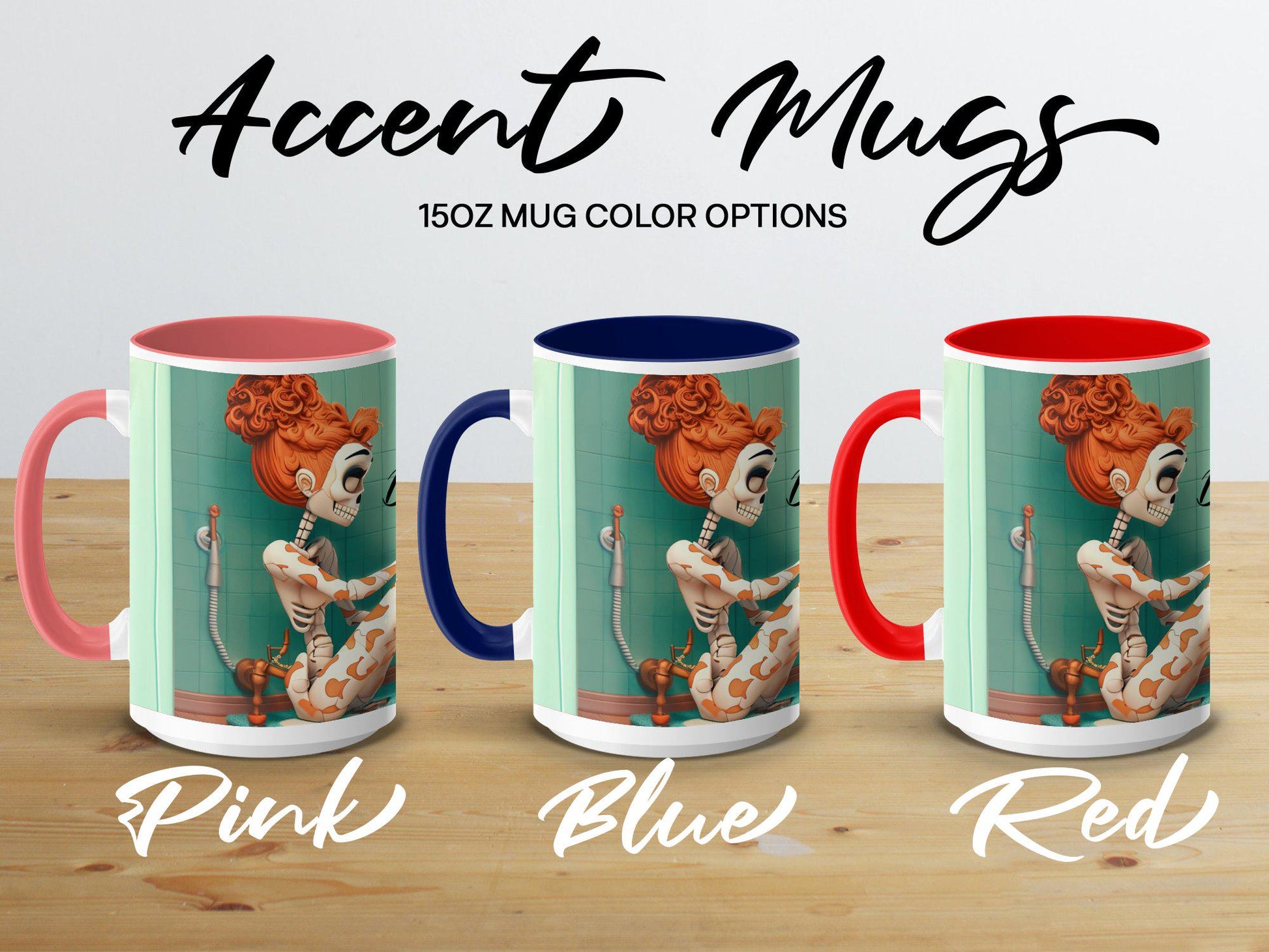 Funny Skeleton Mug, Doing Dad Shit Mug, Funny Skeleton Mug, Skeleton Playing on Phone, Unique Skeleton Coffee Cup, Accent Colors Mug