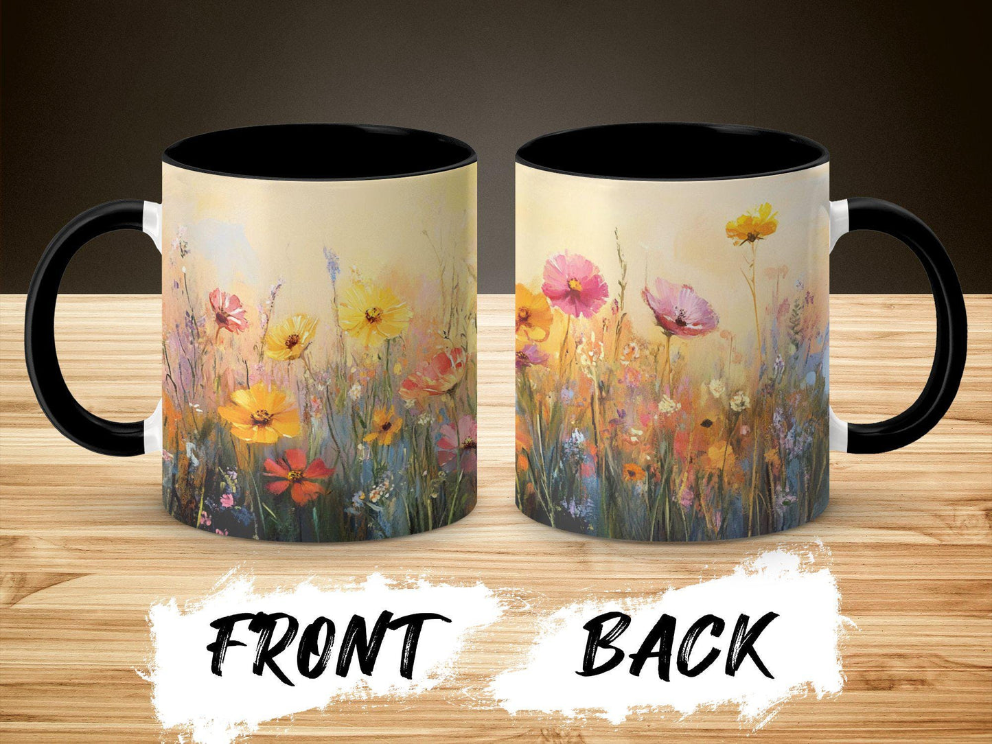 Floral Mug, Colorful Flower Design Mug, Beautiful Nature Art Mug, Vibrant Blossom Coffee Cup, Artistic Floral Print Mug