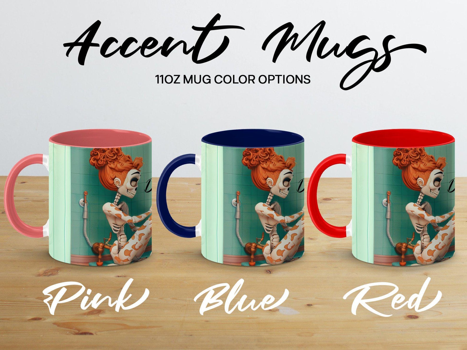 Funny Skeleton Mug, Doing Dad Shit Mug, Funny Skeleton Mug, Skeleton Playing on Phone, Unique Skeleton Coffee Cup, Accent Colors Mug