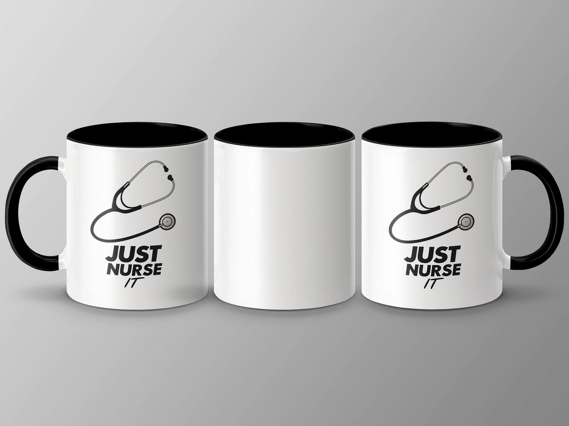 Just Nurse It Mug, Funny Nursing Coffee Cup, 11oz & 15oz Ceramic Mug, White or Accent Colors, Nurse Appreciation Gift