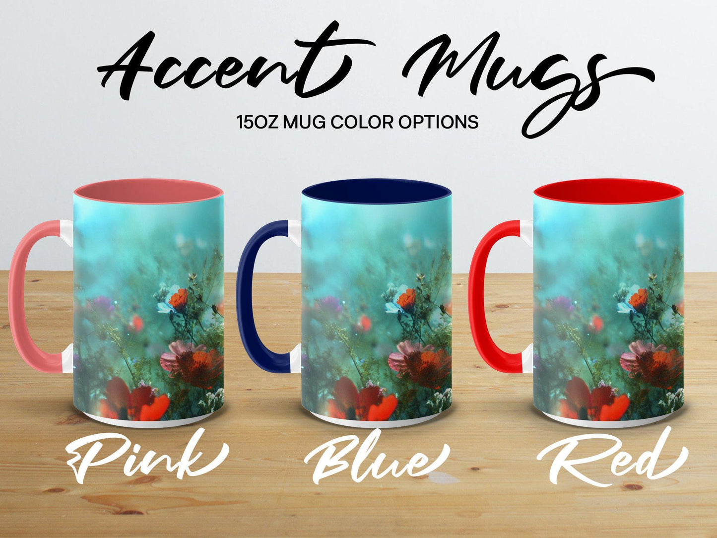 Colorful Flower Mug, Garden Floral Mug, Spring Bloom Mug, Botanical Coffee Cup, Nature Print Mug, Vibrant Flower Art Mug, Flower Lover Gift